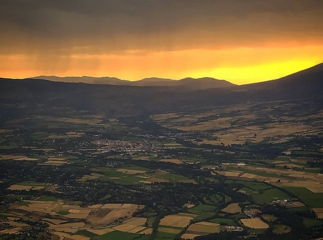 Paisaje desde el globo