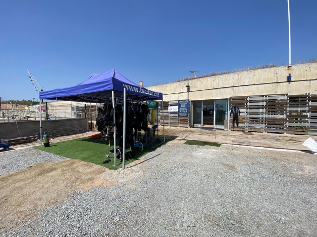  Everything ready to dive 