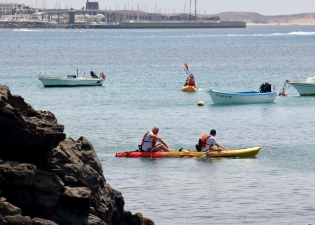 Kayak por la isla
