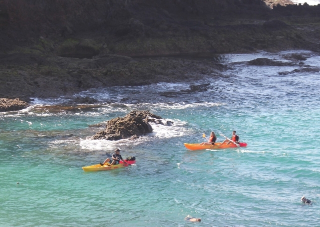Surcando los mares en kayak