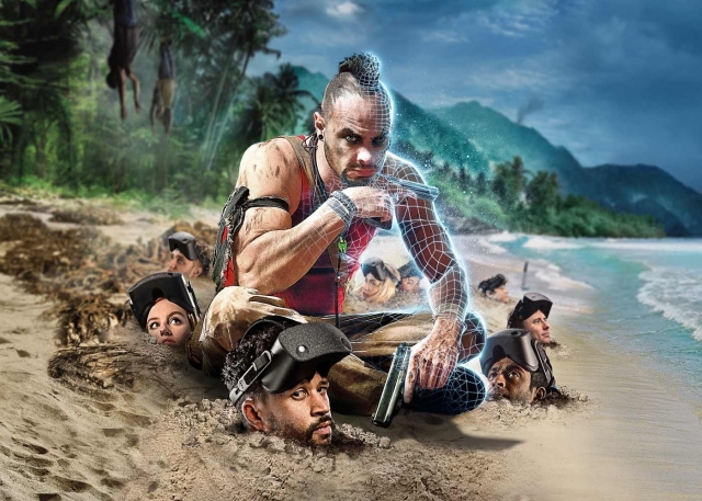  VR 中的 FarCry 视频游戏 