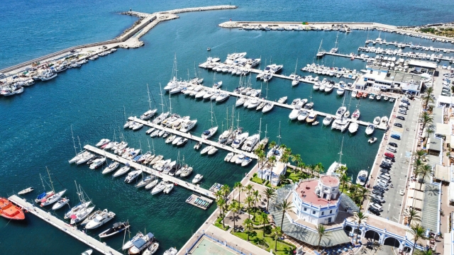 Vista aérea del Puerto Deportivo de Estepona