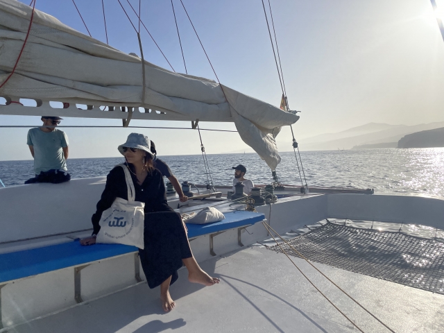  Préparé pour une observation des baleines 
