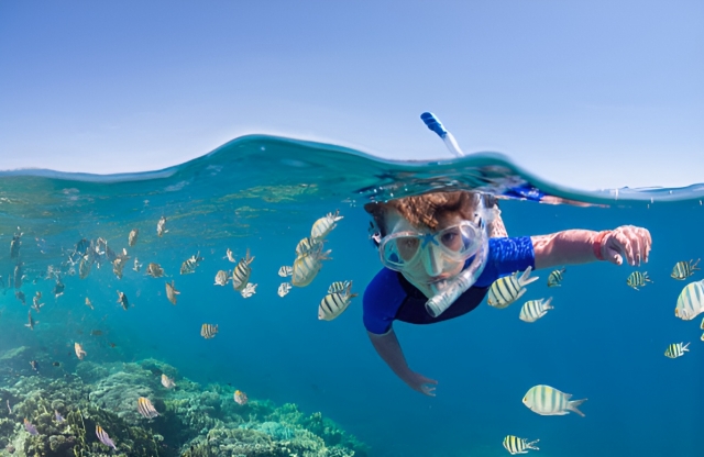 Practicando snorkeñ