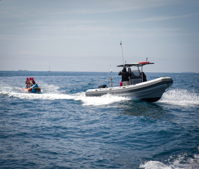  Vitesse sur le bateau banane 