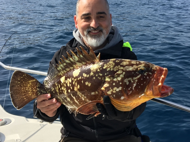  Pesca alla cernia a Girona 