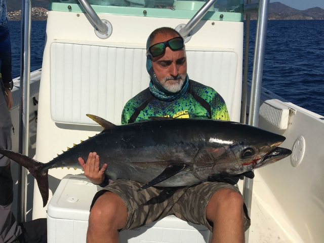  Con un grosso pesce 