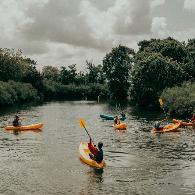 Itinéraires en kayak à travers l'Èbre 