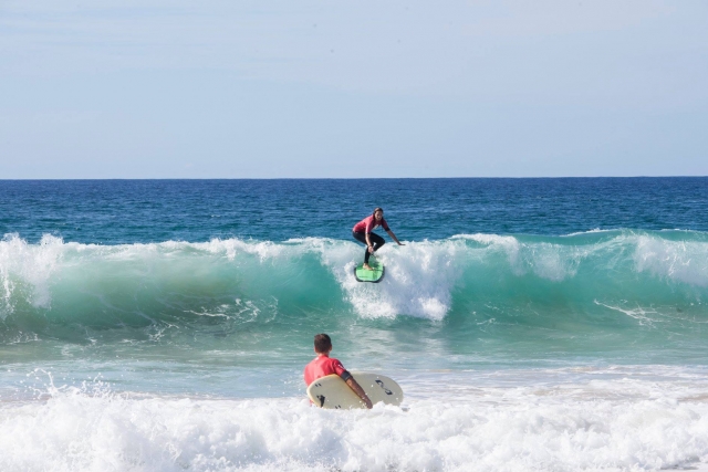  On top of the wave 