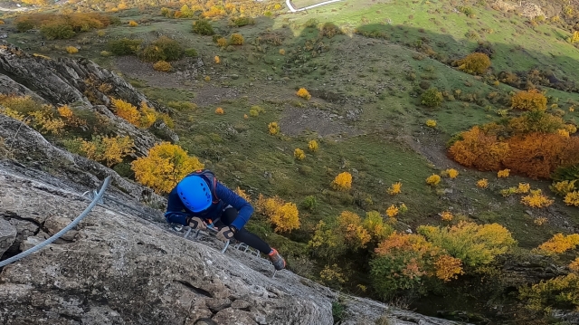 Overcoming the staples of the via ferrata 