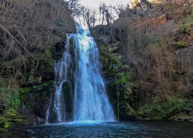  Impressive waterfall in the Vieiros ravine 