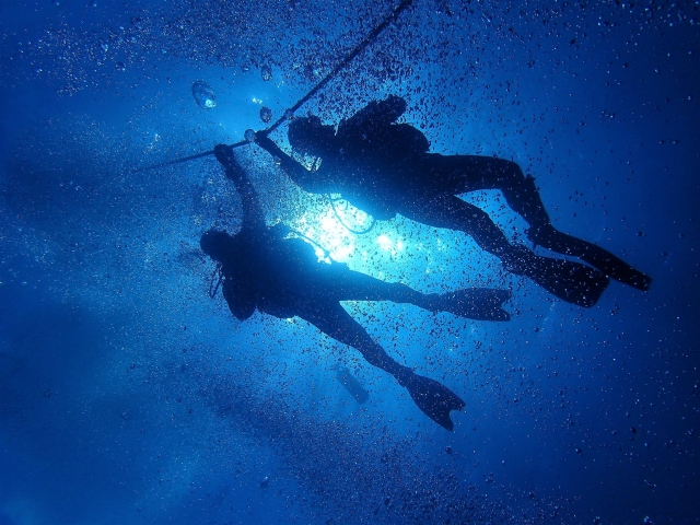 Buceo en la isla de Menorca