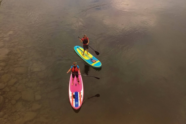  Diversão com pranchas de paddle surf 