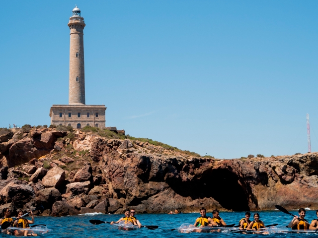 Itinerario in kayak attraverso Cabo de Palos 