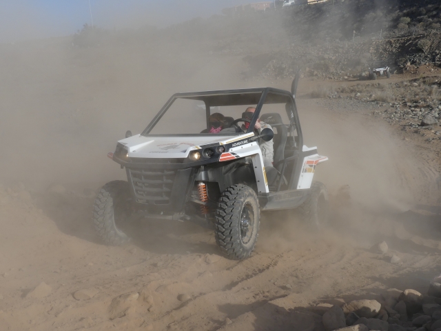  Geschwindigkeit mit dem Buggy in Maspalomas 