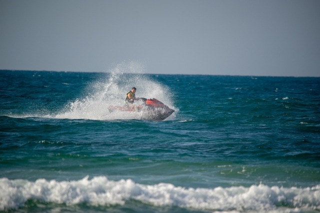  Piloting a jet ski in Campello 