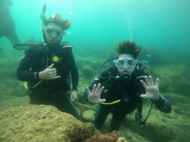 Review of Maria about Baptism of diving in the sea in Tarifa, 2 hours