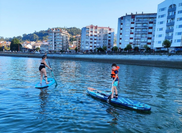  在桨冲浪板上了解海岸 