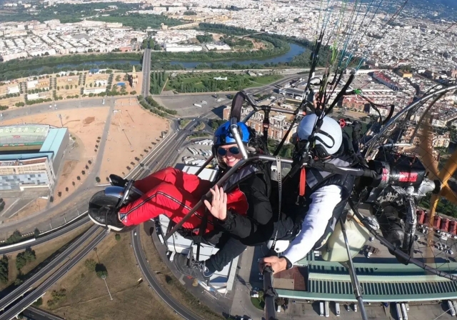 Prueba a volar en paramotor