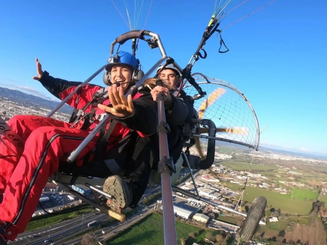 Vuelo tándem en paramotor