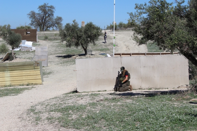 En el campo de batalla de airsorf