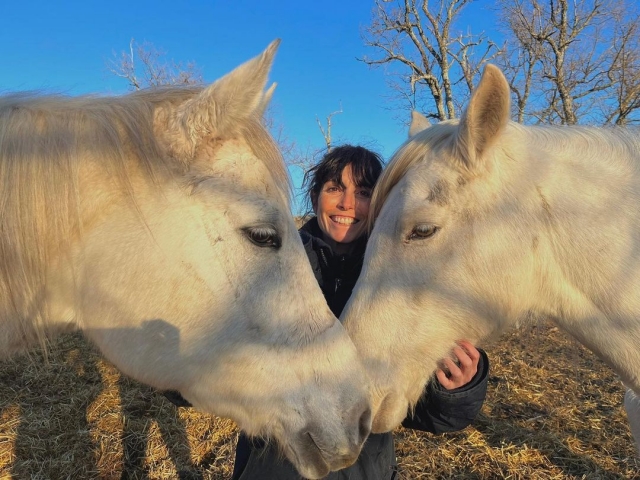 Junto a nuestros caballos de pura raza