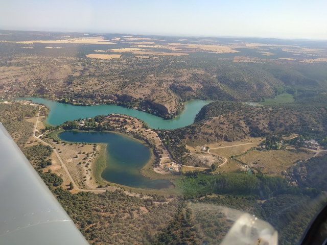 Las vistas desde la avioneta