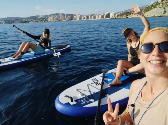  Paddle surf a Calpe 