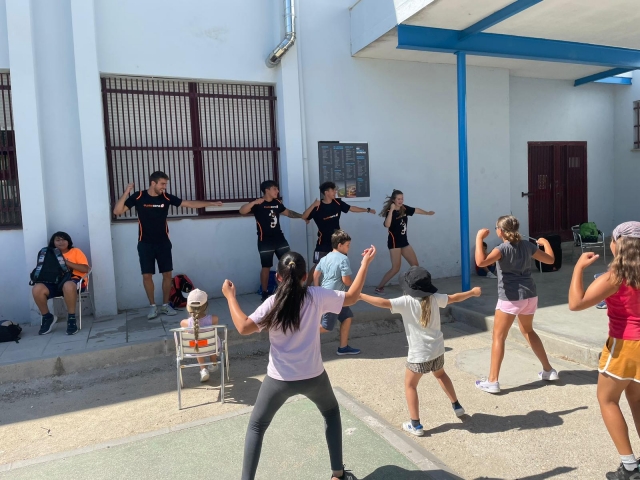  Spiele auf Englisch während des Camps 