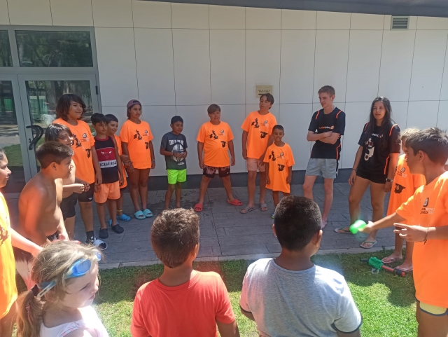  Kinder haben Spaß in unserem Englischcamp 