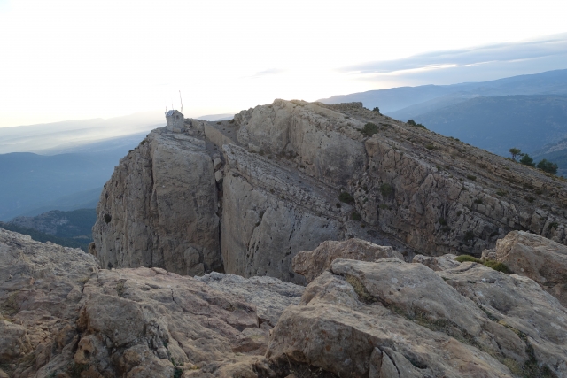 Auf dem Gipfel der Berge von Castellón 