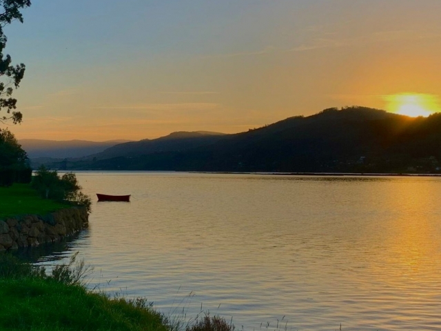  Estuary at sunset 