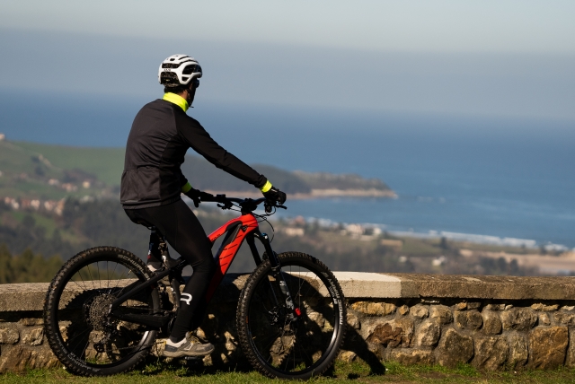 Vistas increíbles desde la bici