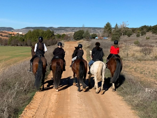  À cheval entre amis 