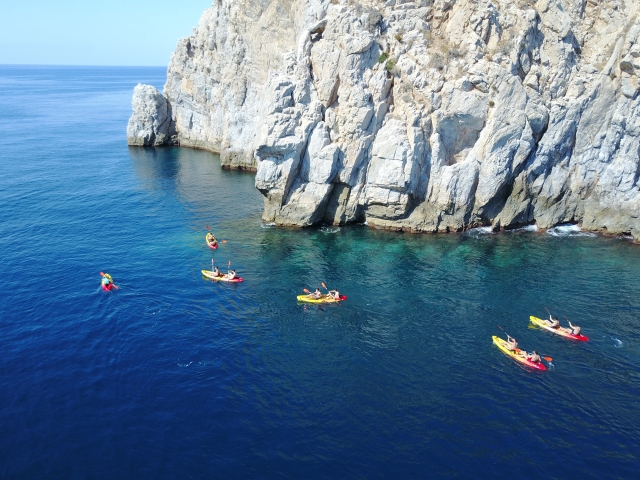 Ruta en kayak por la Bahía