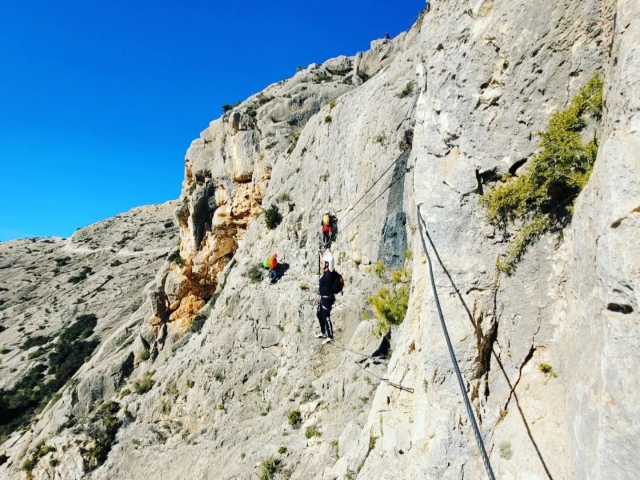  Klettersteig am Strand von Xeraco 