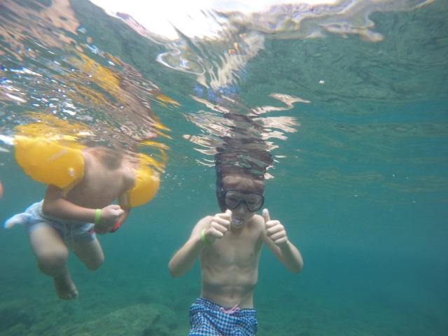 Buceando en aguas del Cantábrico