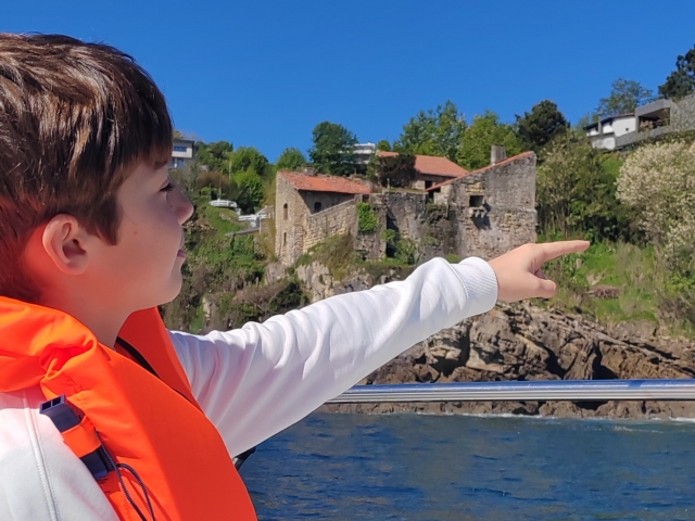 Niño disfrutando de nuestra ruta