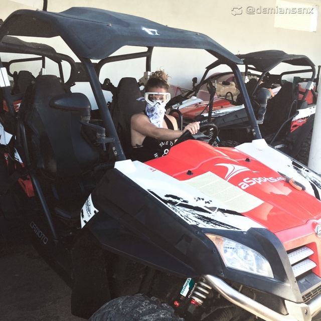 A bordo de un buggy