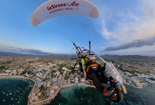  Flying around Ibiza 