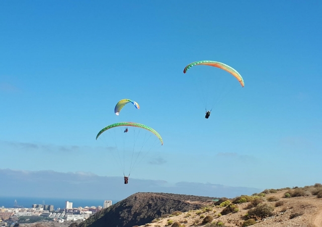 Vuelo en grupo