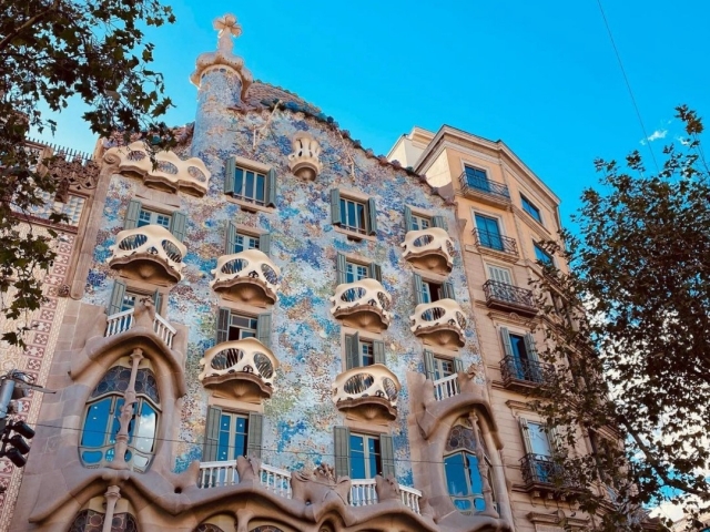  Admire the composition of Casa Batlló 