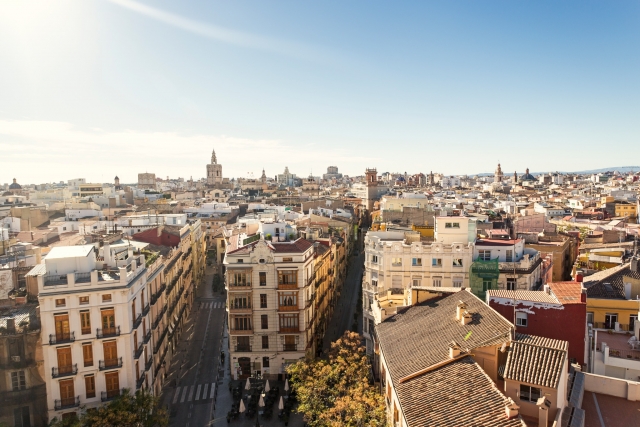 Vistas panorámicas de Valencia