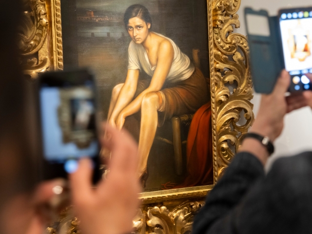 Fotografiando las obras del Thyssen