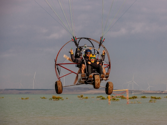  Motorschirmflug in Aragón 