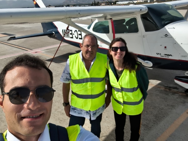  Selfie before the flight