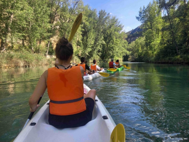  Remare in canoa sul fiume Júcar 