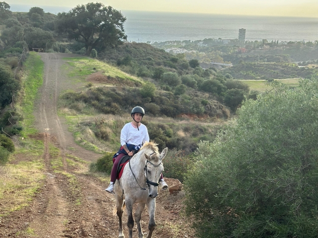 Paseo a caballo por Marbella