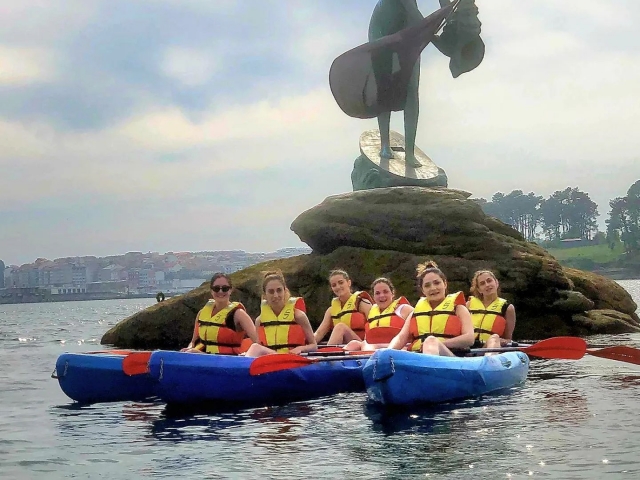  kayaks con amici 