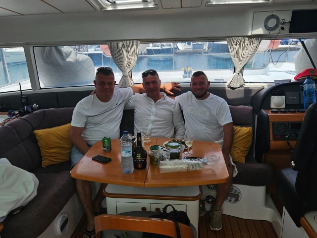 A bordo de nuestro barco